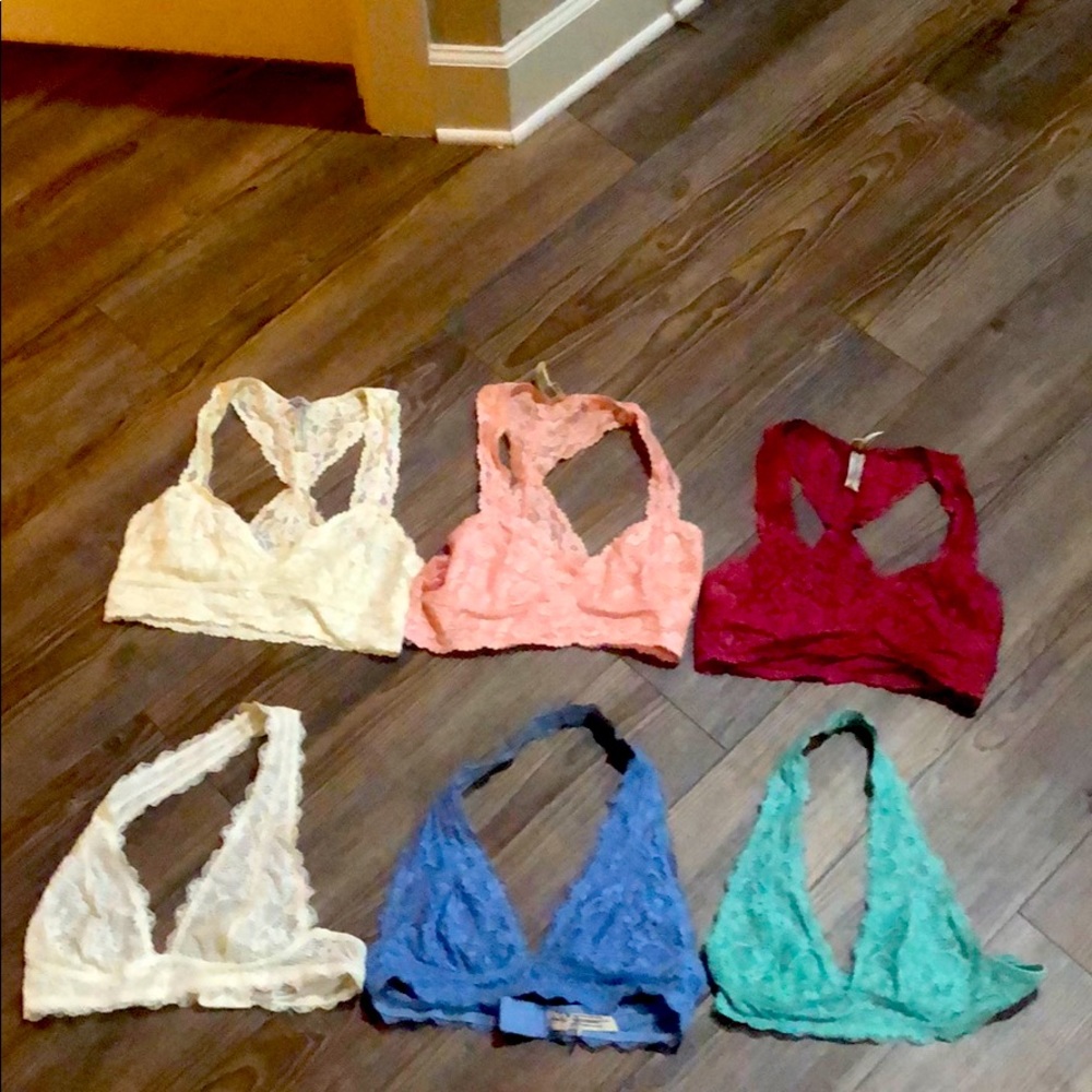 6 free people bralettes